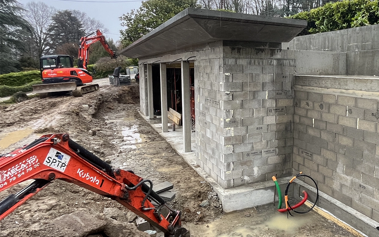 MACONNERIE / GÉNIE CIVIL – Construction d’un local gardiennage
